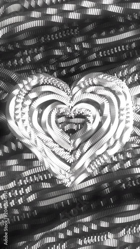 Silver Metallic Background video Gold chrome Glitter shiny Vertical Video