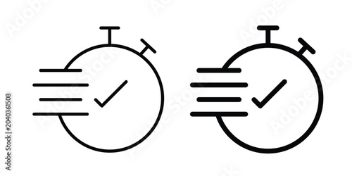 Photos Quick icon vector. pictogram illustration on white background.