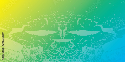 Fotografía Vibrant abstract background featuring a smooth diagonal color gradient shifting