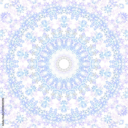 blue snowflake background