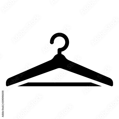 Tableau sur toile clothes hanger solid icon