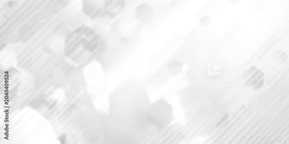 Ταπετσαρία Grey bokeh with white color abstract background can be use as wallpaper, Christmas card background or new year card background
