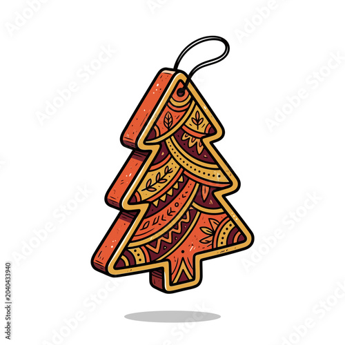 Tree air freshener vector illust