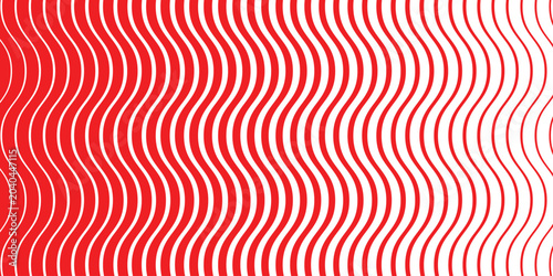 Canvastavla simple red big small smooth wave line pattern for banner poster background