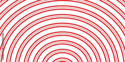 Cuadro en lienzo simple red circular line pattern art for banner poster background