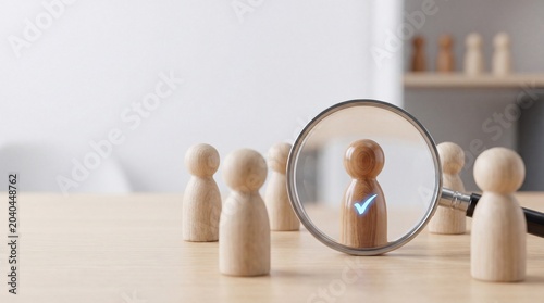 Analyzing focused individuals in a group setting office space photography minimalist design close-up view concept of leadership and engagement