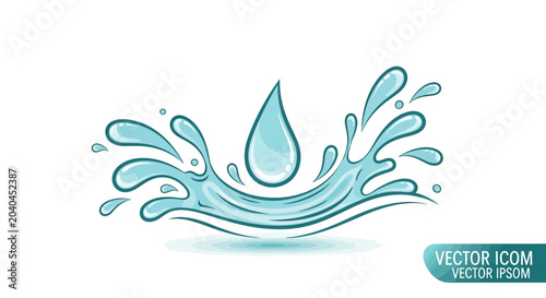 Photos Water Drop Splash Liquid Motion.