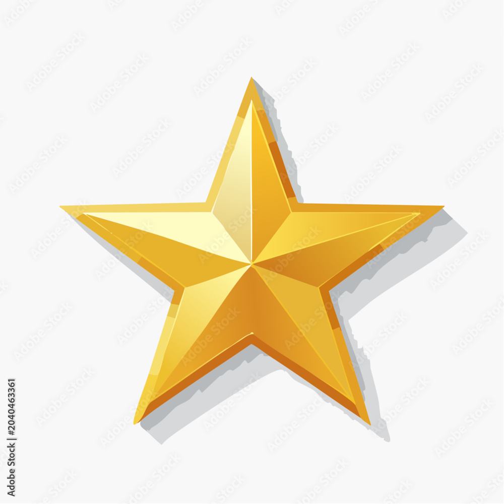 Fototapeta premium Golden Star Icon