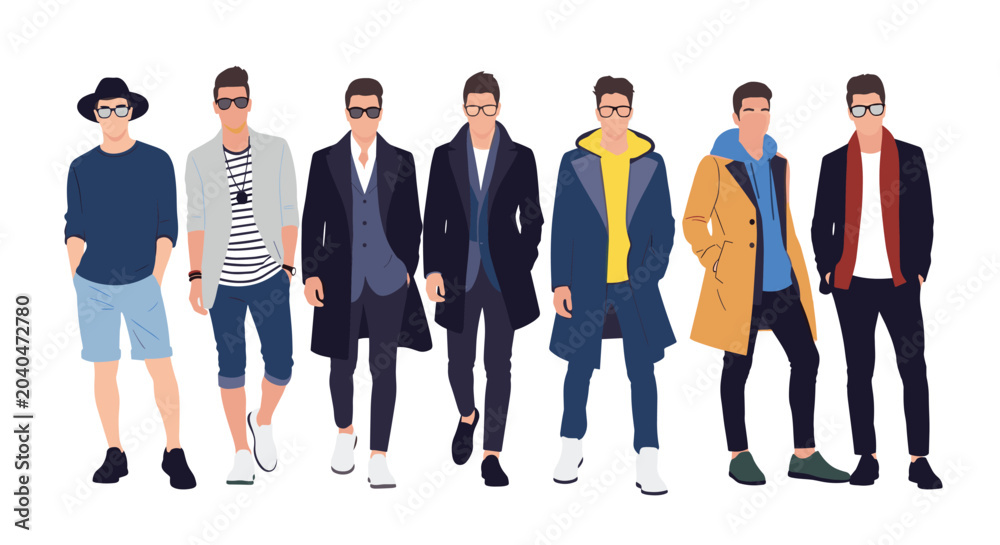 Fototapeta premium Group of people experiencing virtual reality using VR headsets and interacting with various digital interfaces.