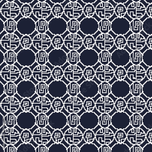 black and white seamless pattern
