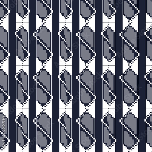 black and white seamless pattern