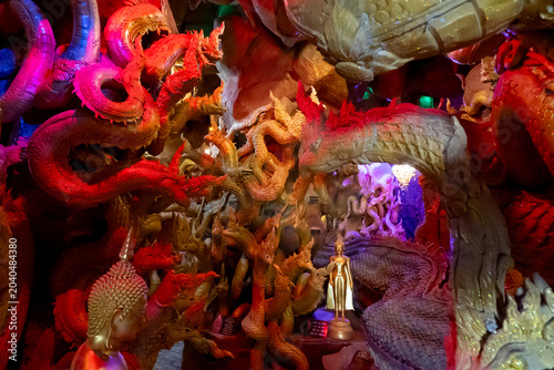 chinese dragon statue