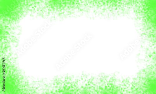 Vibrant green gradient background with white center space for text or design elements in a modern style isolated on transparent background