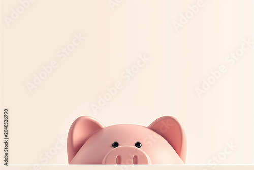 piggy bank, copy space