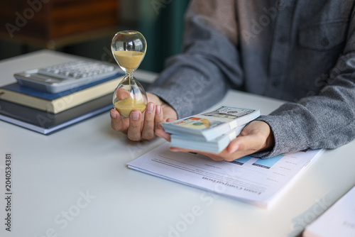 фотографія Time and money concept