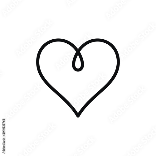 Heart Symbol Love Icon Shape.