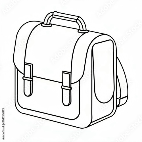 sports bag sketch 