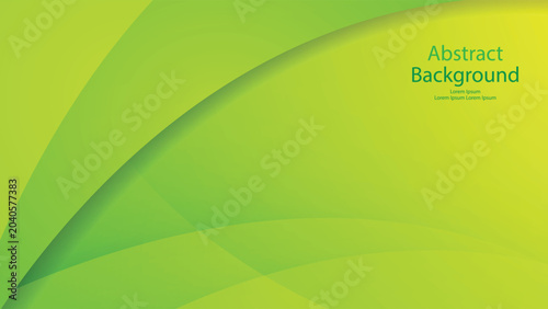 green and Yellow color background abstract art vector