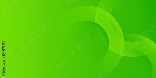Foto green background with nice and modern circle pattern