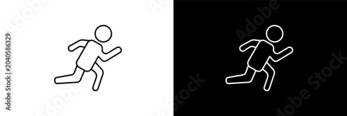 Foto ready human outline icons in feelings category