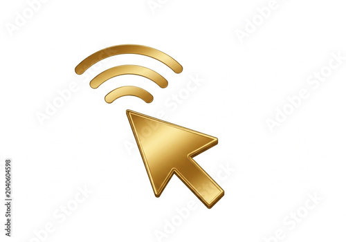 WiFi wireless network icon symbol illustration for internet connection and signal