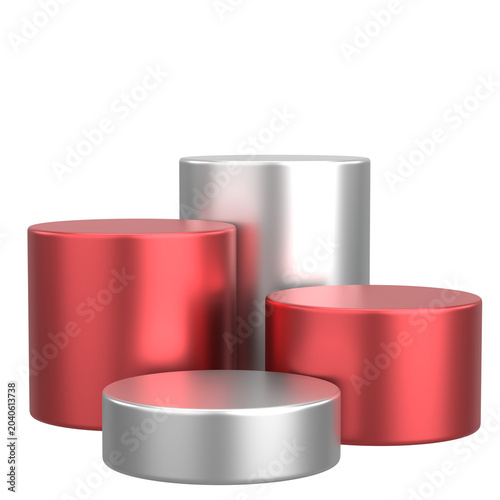 Modern Product Podium. 3D Backdrop. 3D illustration.