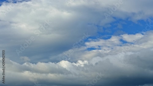 blue sky with clouds