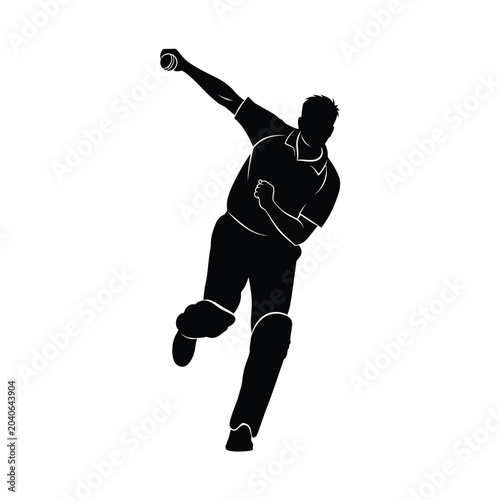 Man throwing a ball in athletic motion