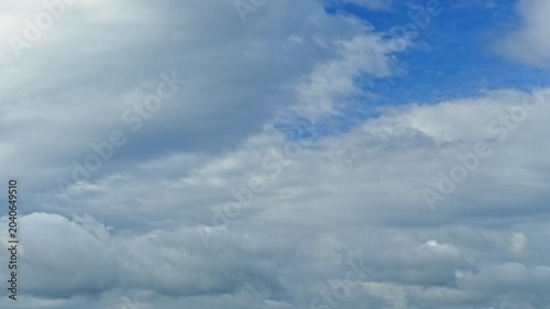 blue sky with clouds