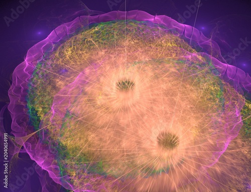 Imaginatory fractal abstract background Image