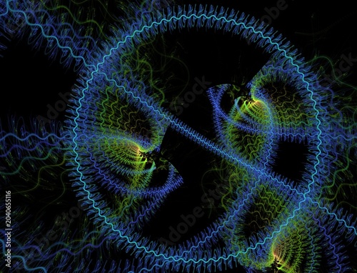 Imaginatory fractal abstract background Image