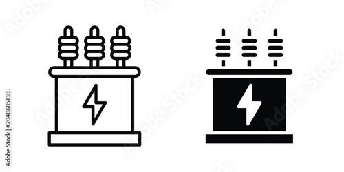 Tableau sur toile Transformer icon vector illustration on white