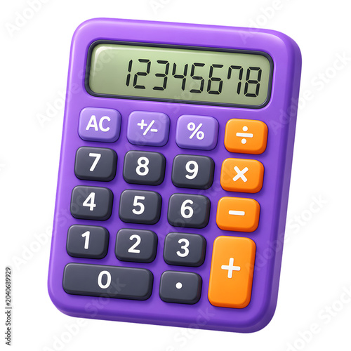 3D Calculator Icon
