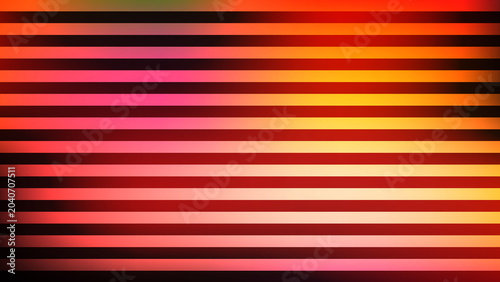 Fotografie Abstract background with horizontal gradient stripes in red, orange, and yellow