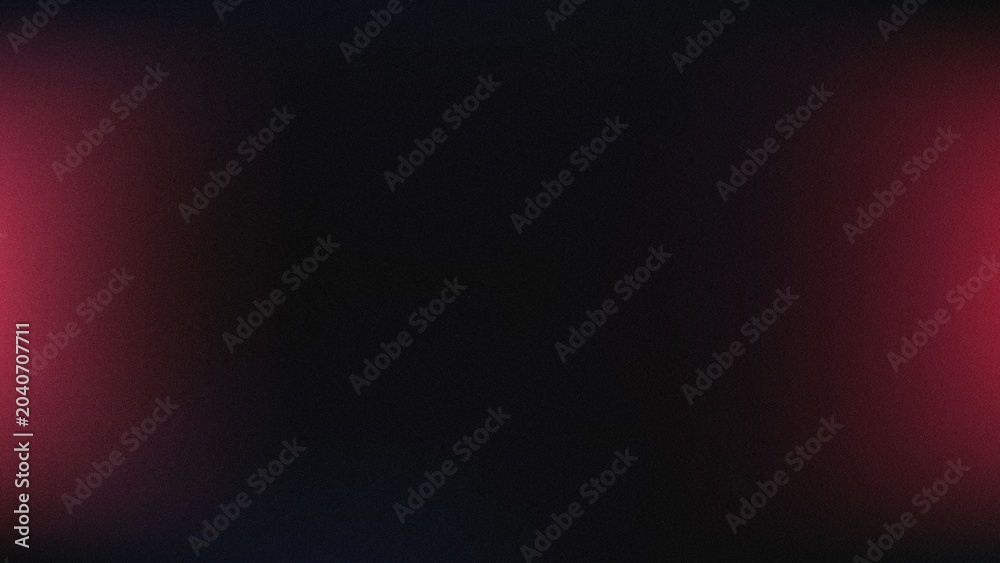 Fototapeta premium Abstract dark background with red light glow on sides, grainy texture, cinematic lighting, moody atmosphere, dark gradient backdrop with subtle red illumination