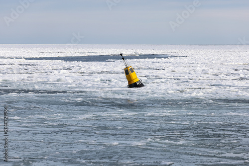 Frozen buoy, Rügen