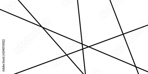 Schilderij op canvas Abstract asymmetric background with chaotic diagonal straight lines
