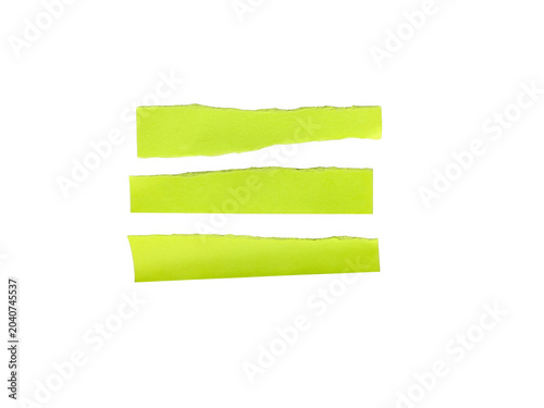 Three simple horizontal green stripes design