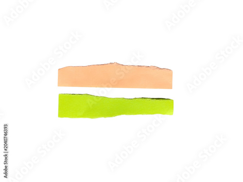 Two layered abstract wavy shapes in gradient colors
