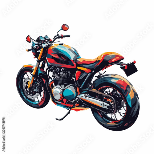 Motorcycle Design Painting Very Cool