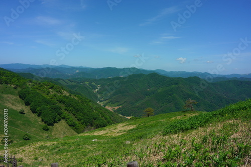 Scenery at Mindungsan Mountain in Korea