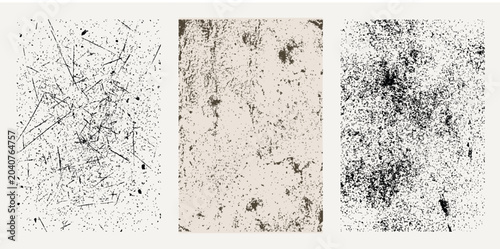 Photos Cement wall texture grunge set