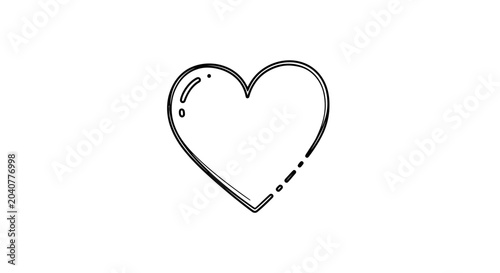 Heart Symbol Love Icon.
