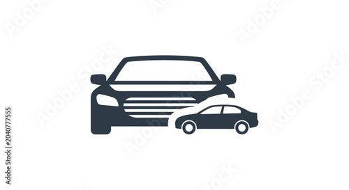 Large SUV Towing Small Car.