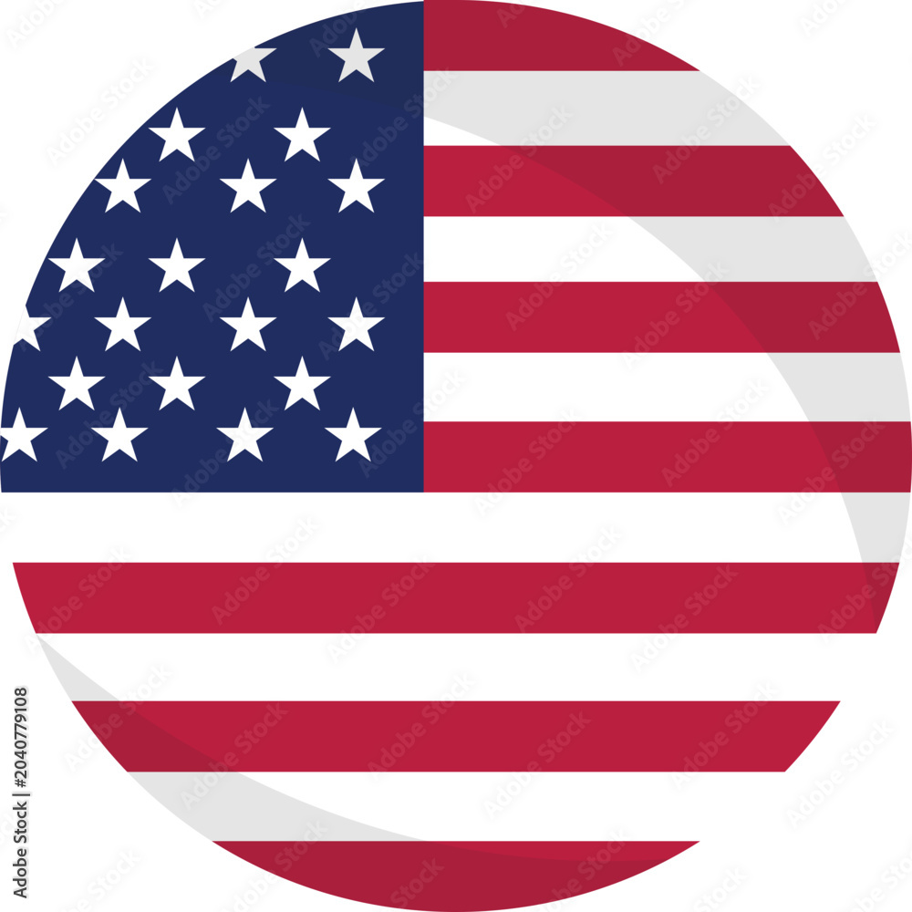 Fototapeta premium American Independence Day Red and Blue Stars Illustration, 4th of July Patriotic Stars and Confetti Illustration, USA Independence Day Blue and Red Stars Element, Patriotic Red Blue Stars Illustration