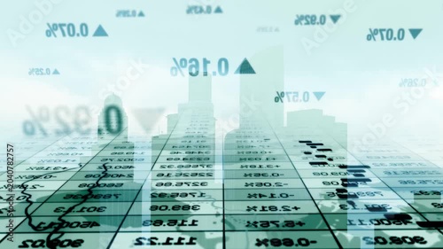 Finance business stock market chart data information background