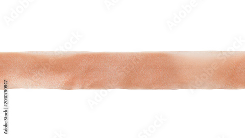 Photography Textured copper ribbon with metallic sheen, isolated on transparent background