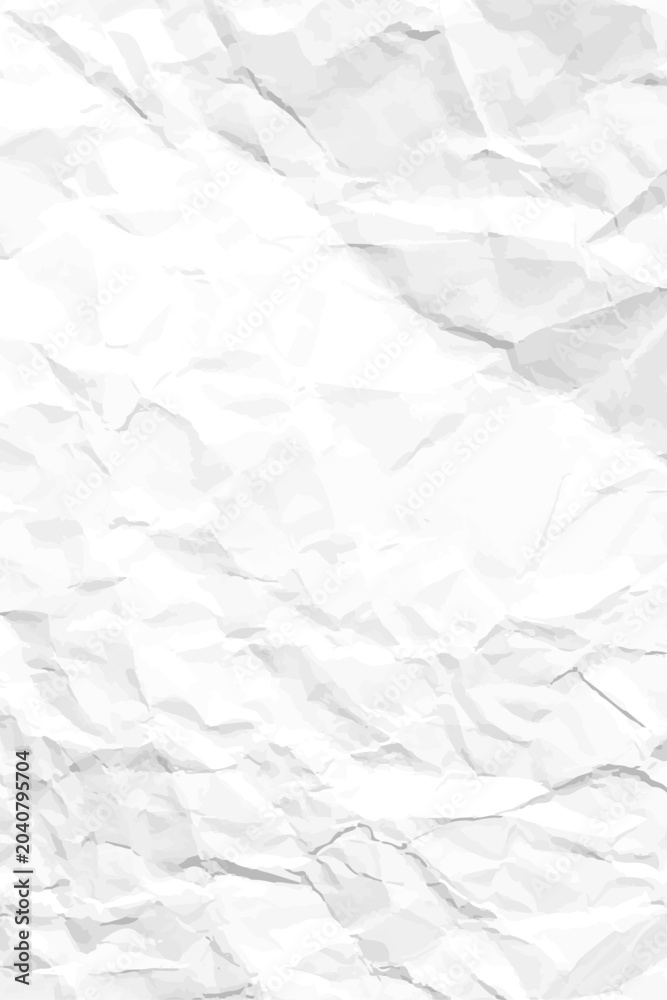 Fototapeta premium White clean crumpled paper