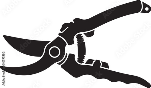 Foto Garden Pruning Shears Tool Silhouettes