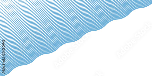 Billede på lærred Blue wave texture gradient